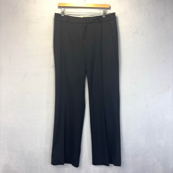Banana Republic Pants - Banana Republic Jackson Curvy Fit Dress Pants Womens Size 10 Black Wool Straight